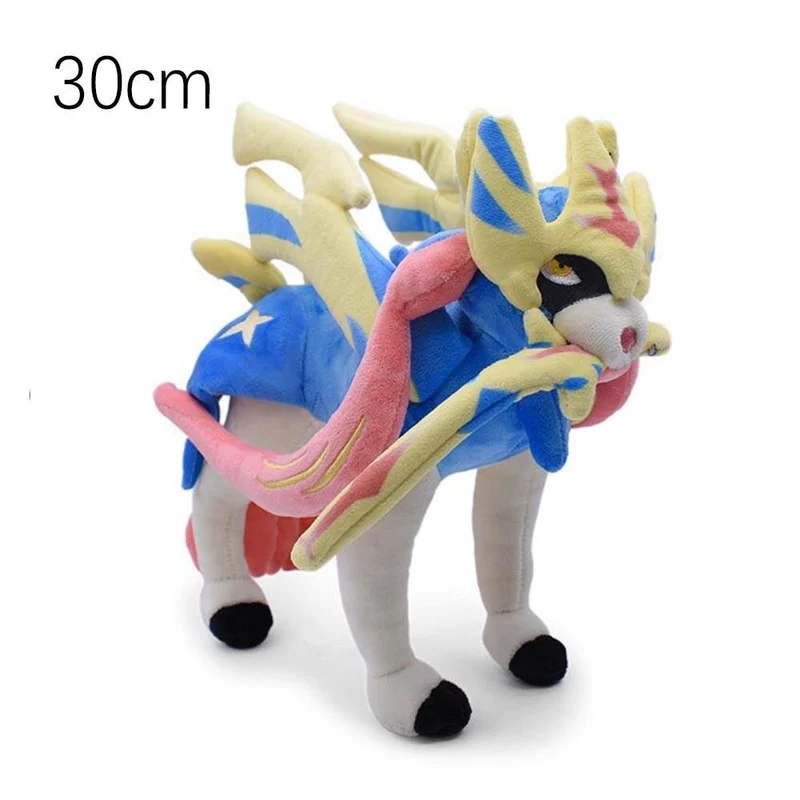 Sobble Scorbunny Grookey Yamper Zacian Cartoon Elf Figur Plüsch weiches Stofftier Sammlung Spielzeug für Kinder Weihnachtsgeschenk