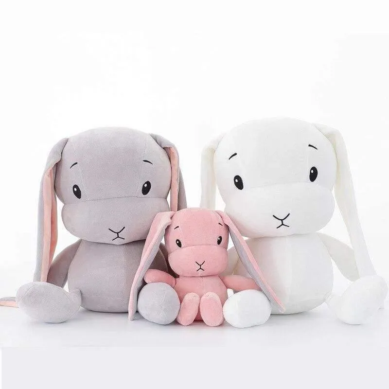 30CM Niedliches Kaninchen Plüschtier Hase Gefüllte & Plüsch Tier Baby Spielzeug Puppe Baby Begleitung Schlafspielzeug Geschenke Für Kinder WJ491