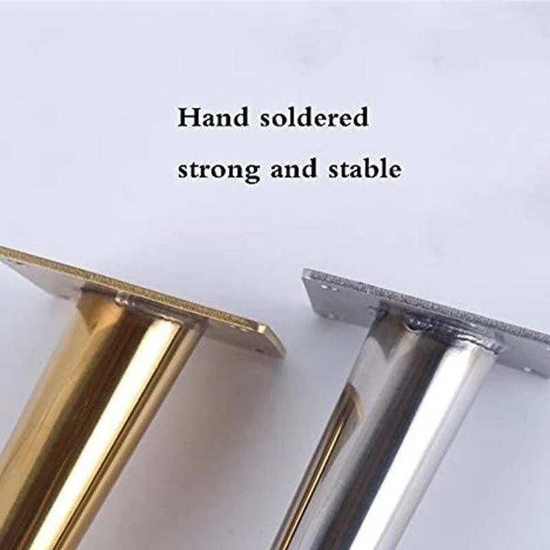 4Pcs / Set 15/20/25 / 30CM Möbelschrank Metallbeine Rundes konisches Bein DIY Möbel Sofa Tischbett Schuhschrank Schreibtischbeine