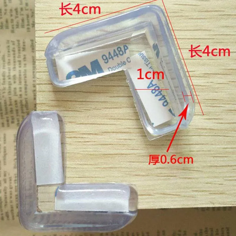 4Pcs Kinder Baby Sicherheit Silikon Protector Tisch Ecke Kantenschutz Abdeckung Kind Antikollision Kantenschutz Möbel Zubehör