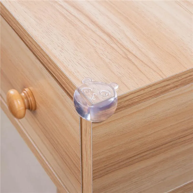 4Pcs Kinder Baby Sicherheit Silikon Protector Tisch Ecke Kantenschutz Abdeckung Kind Antikollision Kantenschutz Möbel Zubehör