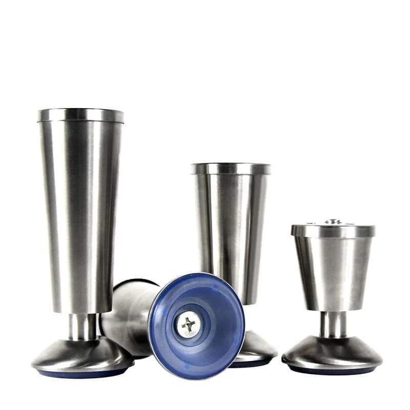 4 stücke Einstellbare Höhe Möbel Beine Edelstahl Haarnadel Beine Schränke Sofa Fuß Möbel Zubehör Bett Riser