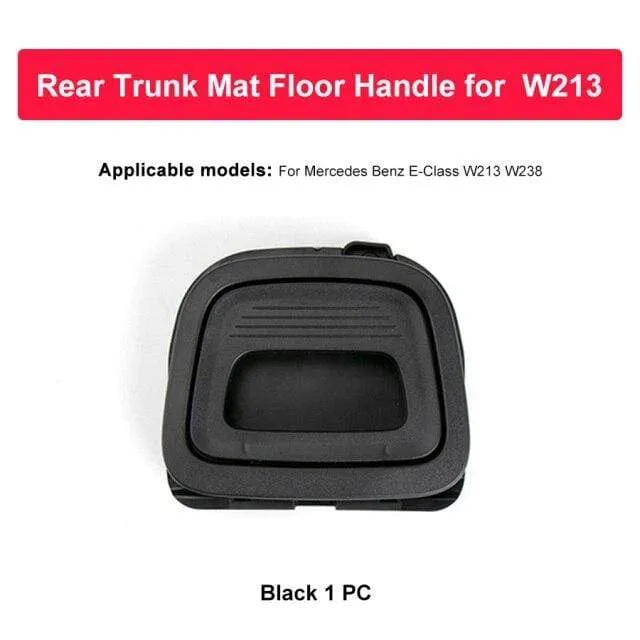 Kofferraummatte Bodengriffabdeckung für Mercedes Benz E-Klasse CLS W213 W238 W257 201–2021, hinterer Gepäckgriff, schwarz