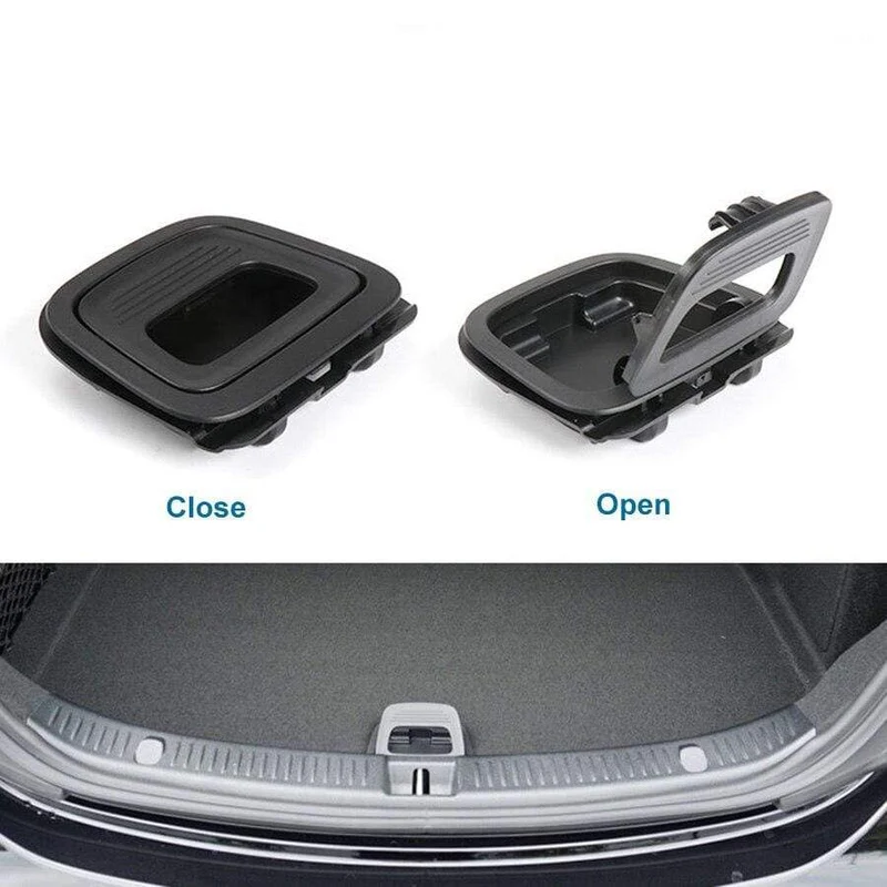 Kofferraummatte Bodengriffabdeckung für Mercedes Benz E-Klasse CLS W213 W238 W257 201–2021, hinterer Gepäckgriff, schwarz