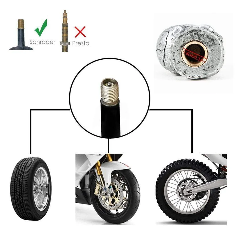 4 Teile/satz Universal Schädel Auto Auto Rad Reifen Ventilschaftkappen Staubschutz Modifizierte Reifenventilkappe für Auto, Motorrad und Fahrrad