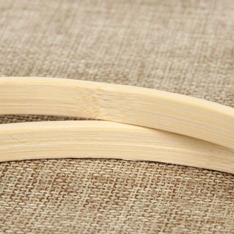 10-36 cm DIY Stickrahmen Werkzeug Kunst Handwerk Kreuzstich Chinesischen Traditionellen Kreis Runde Bambus Rahmen Nähen Manuelle Zubehör
