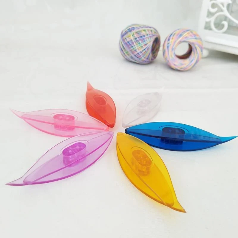 LMDZ 5pcs / Set Plastic Tatting Shuttle Tool für die Spitzenherstellung DIY Craft Tatting Nähzubehör Tatting Lace Shuttle Hand Art