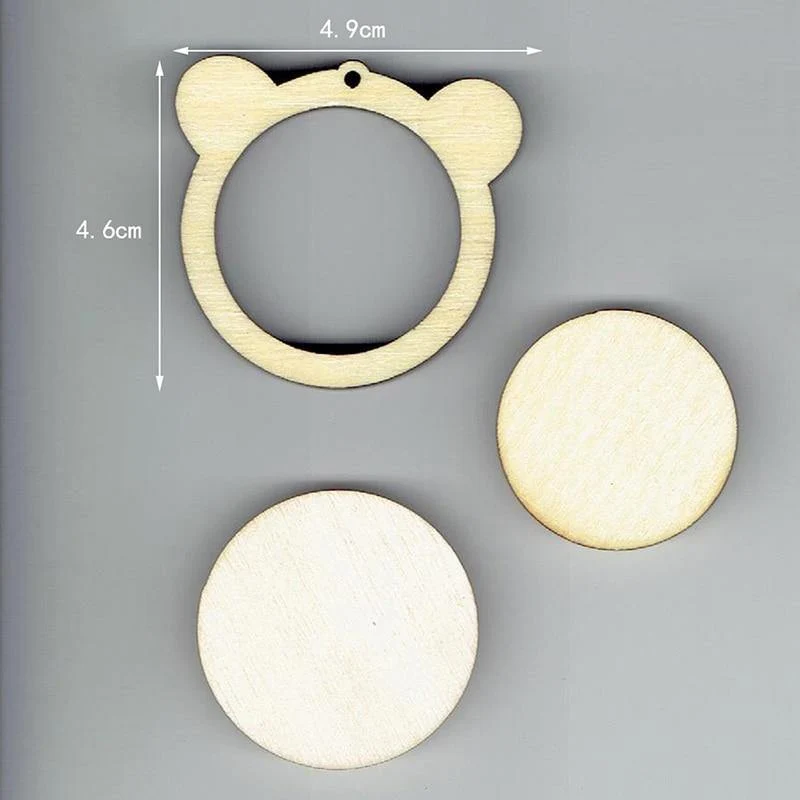 Mini Holzrahmen / Ring Stickrahmen Kreuzstich Nähen Kunstwerke für Tasche Kleidung Nähen