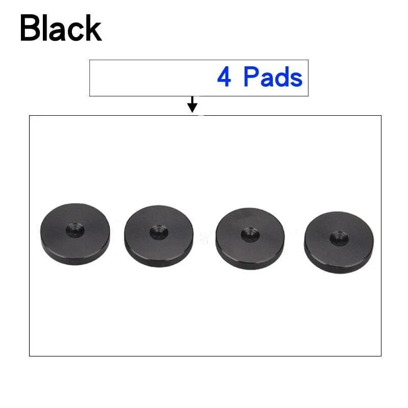 HIFIDIY LIVE 4PCS 4Sets Lautsprecher Stand Füße Fuß Pad Aluminium Legierung Metall (NICHT Natürliche Holz) Spikes Kegel Boden Fuß Nagel M23*20