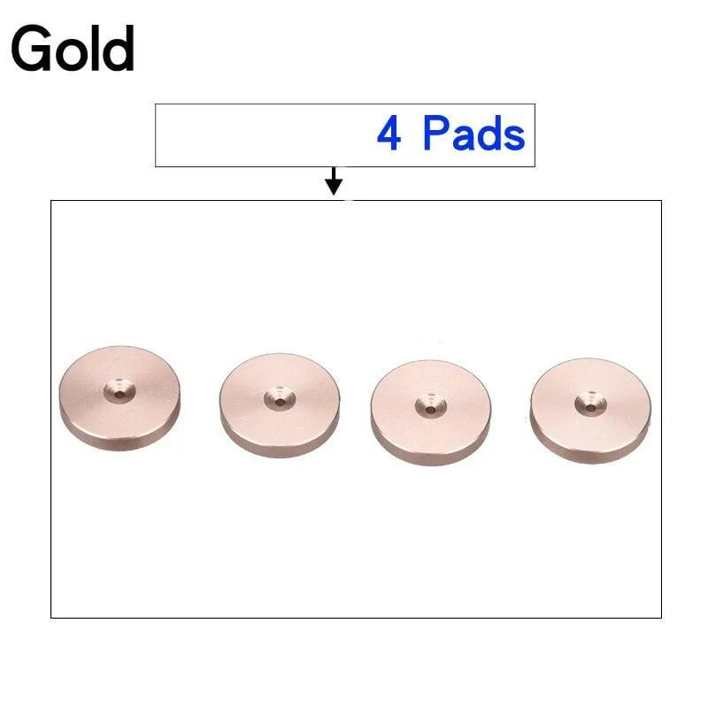 HIFIDIY LIVE 4PCS 4Sets Lautsprecher Stand Füße Fuß Pad Aluminium Legierung Metall (NICHT Natürliche Holz) Spikes Kegel Boden Fuß Nagel M23*20