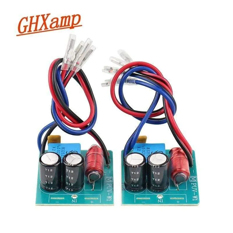 60W 2-Wege-Crossover-Lautsprecher Bass-Hochtöner Frequenzteiler Für 2-4-Zoll-Lautsprecher Filter Musik Sound 2800-3200Hz 2PCS