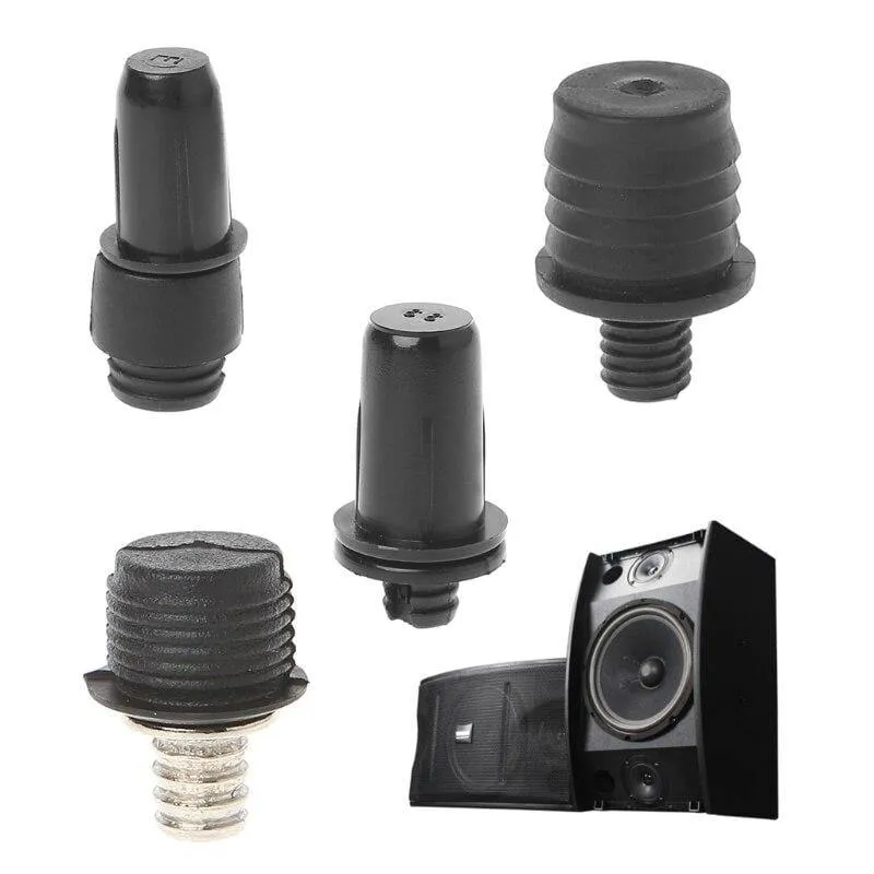 10 Paare DIY Audio-Lautsprecherschnallen Kunststoffkugelbuchse Grillführungen Peg Kit Lautsprechergrill Peg