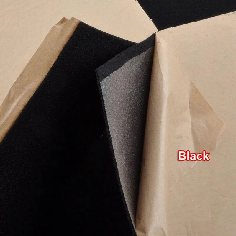 1x0.5 m Lautsprechertuch Selbstklebender Filz-Subwoofer Box Tape Strip Patch Schallabsorption Antiseismisches Beige / Silber / Grau / Schwarz