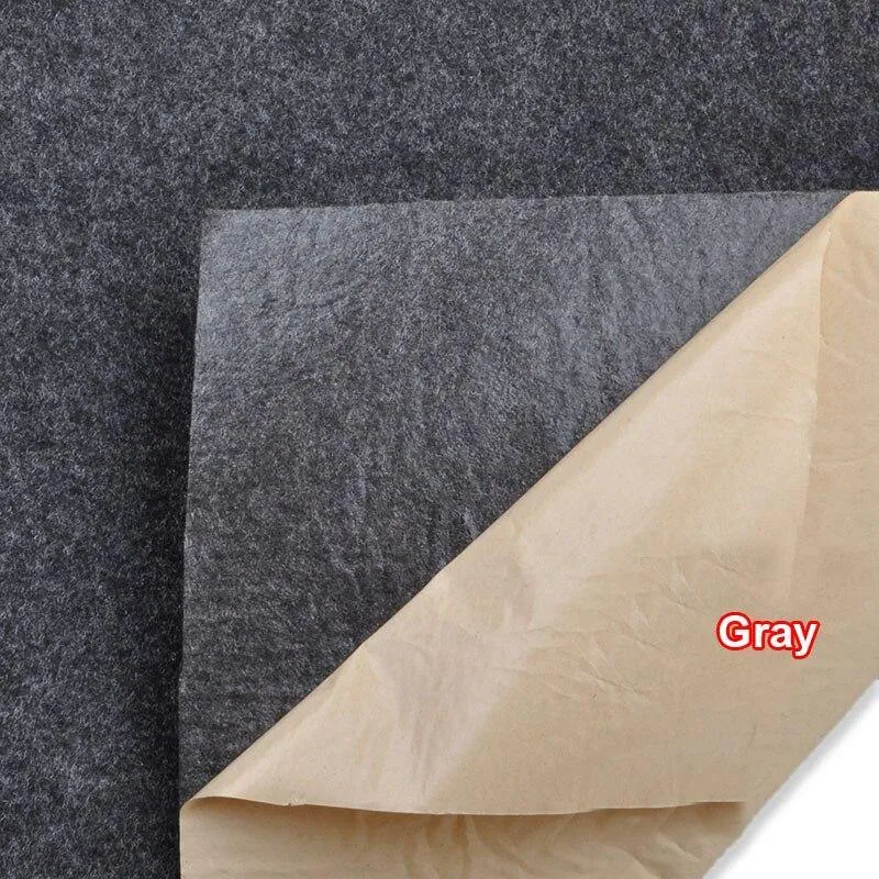 1x0.5 m Lautsprechertuch Selbstklebender Filz-Subwoofer Box Tape Strip Patch Schallabsorption Antiseismisches Beige / Silber / Grau / Schwarz