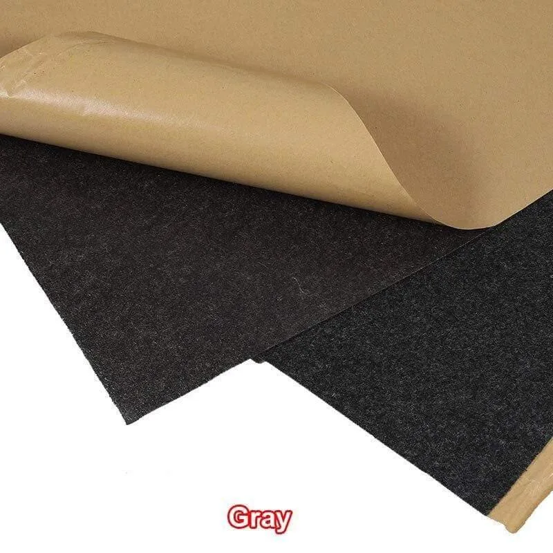 1x0.5 m Lautsprechertuch Selbstklebender Filz-Subwoofer Box Tape Strip Patch Schallabsorption Antiseismisches Beige / Silber / Grau / Schwarz