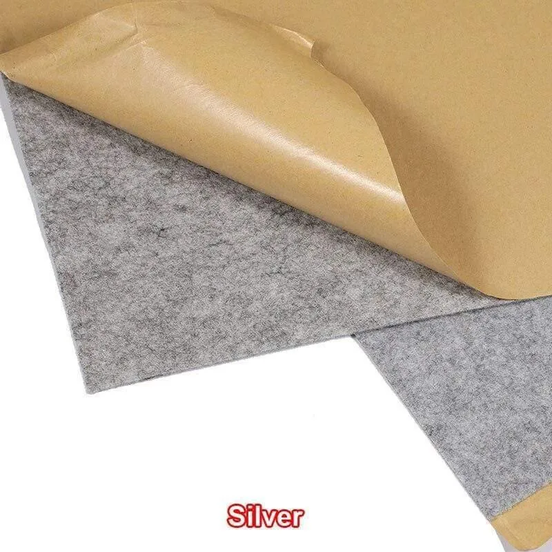 1x0.5 m Lautsprechertuch Selbstklebender Filz-Subwoofer Box Tape Strip Patch Schallabsorption Antiseismisches Beige / Silber / Grau / Schwarz