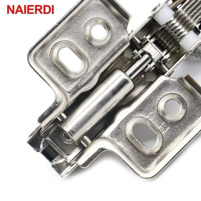 F-Serie Rostfreies Eisen Hydraulisches Scharnier Eisenkern Dämpfer Puffer Schrankscharniere Schranktürscharniere Soft-Close-Hardware