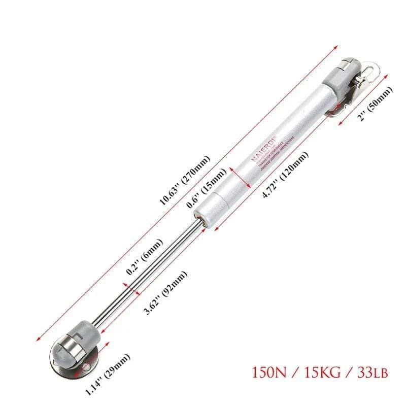 4PCS 10-15KG Möbel Gas Frühling Scharniere Küche Schrank Schrank Hydraulische Scharnier Tür Strebe Deckel Unterstützung box Hardware