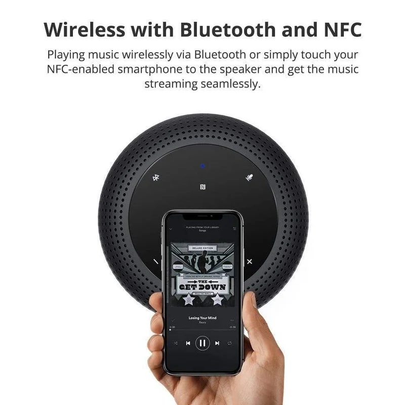 Tronsmart Element T6 Max 60 W kabelloser, wasserdichter Bluetooth-Lautsprecher mit 360-Stereo-Sound, tiefem Bass, IPX5 NFC-Heimkinosäule (T6 MAX)