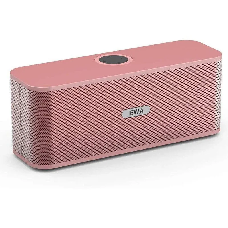 EWA W300 Bluetooth-Lautsprecher 2 * 6W-Treiber Lauter Stereoklang 4000mAh Akku Drahtloser tragbarer Lautsprecher für Partys im Freien