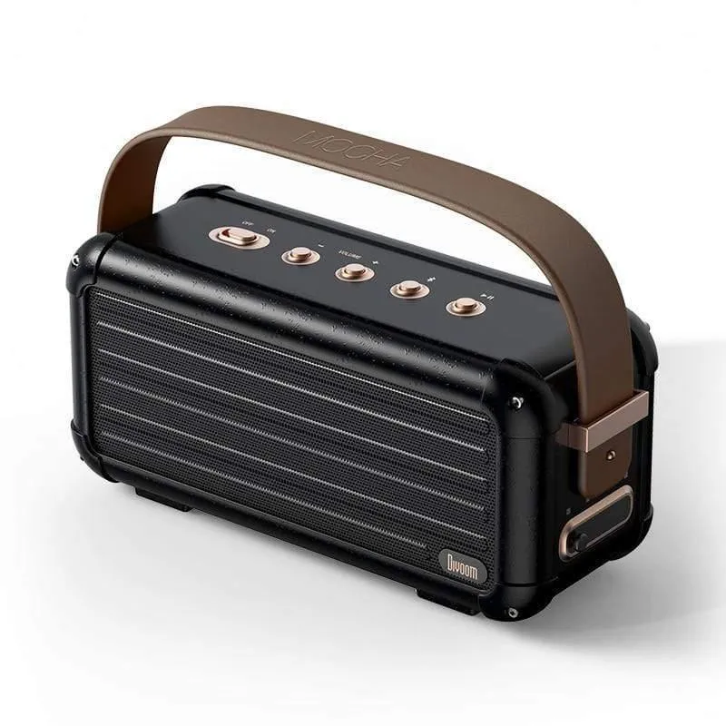 40W Superior Bass Tragbarer drahtloser Bluetooth-Lautsprecher Retro Design 6 Treiber für 25 Stunden Spielzeit Smart Home Decoration