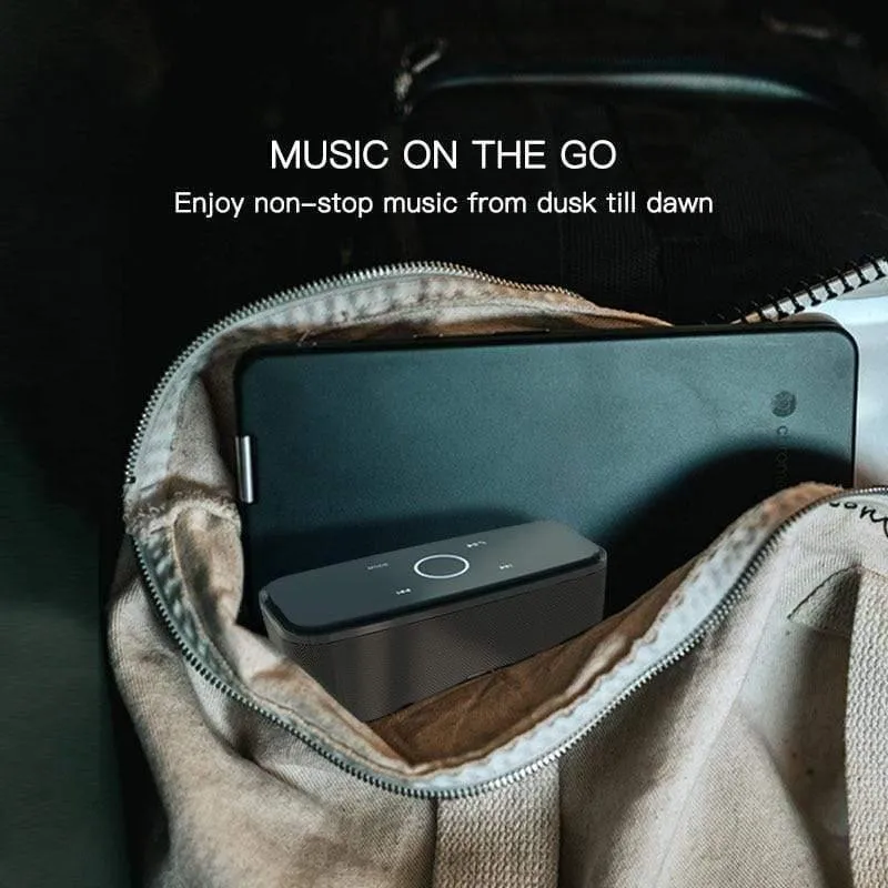 DOSS SoundBox Touch Control Bluetooth-Lautsprecher 2 * 6 W tragbare drahtlose Lautsprecher Stereo-Soundbox mit Bass und integriertem Mikrofon