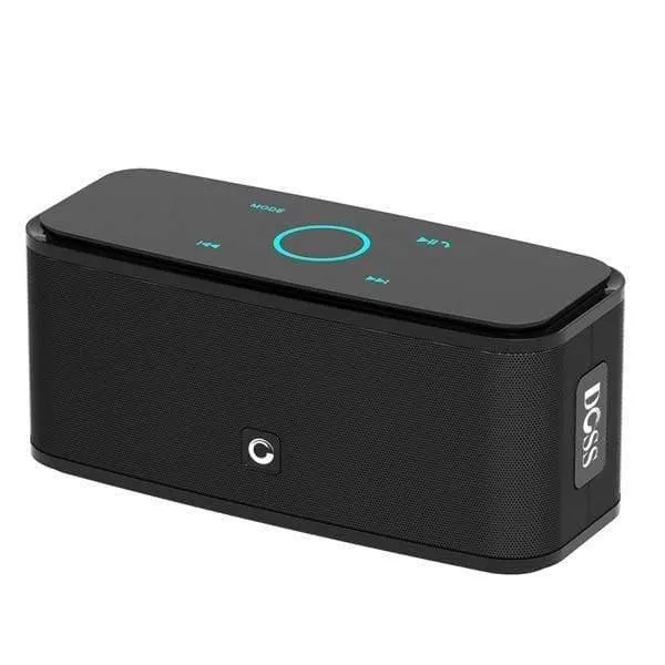 DOSS SoundBox Touch Control Bluetooth-Lautsprecher 2 * 6 W tragbare drahtlose Lautsprecher Stereo-Soundbox mit Bass und integriertem Mikrofon