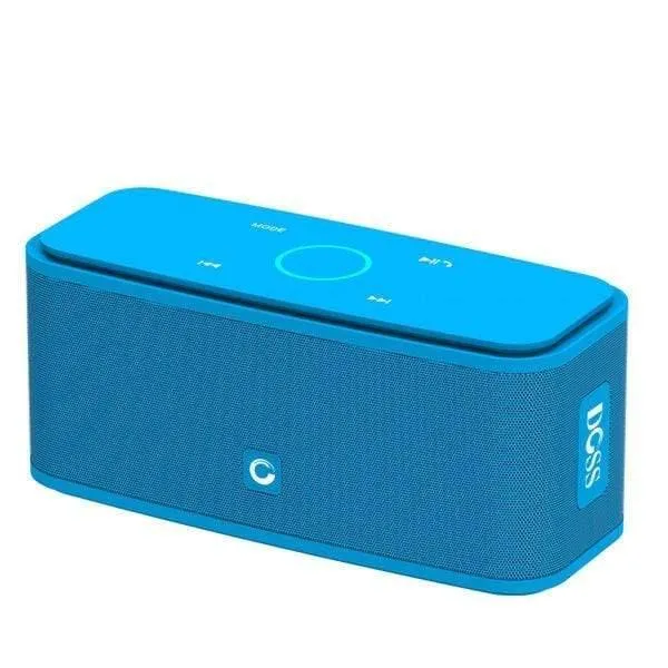 DOSS SoundBox Touch Control Bluetooth-Lautsprecher 2 * 6 W tragbare drahtlose Lautsprecher Stereo-Soundbox mit Bass und integriertem Mikrofon