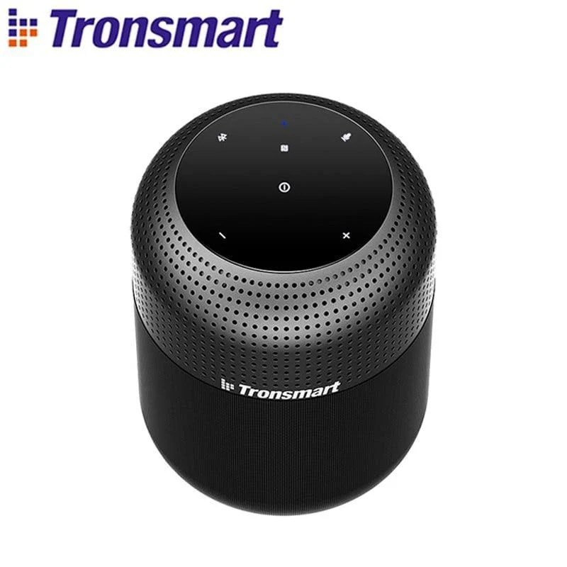 Tronsmart T6 Max Bluetooth-Lautsprecher, 60 W, Heimkino-Lautsprecher, TWS-Bluetooth-Säule mit Sprachassistent, IPX5, NFC, 20 Stunden Spielzeit (schwarz)
