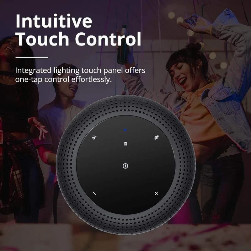 Tronsmart T6 Max Bluetooth-Lautsprecher, 60 W, Heimkino-Lautsprecher, TWS-Bluetooth-Säule mit Sprachassistent, IPX5, NFC, 20 Stunden Spielzeit (schwarz)