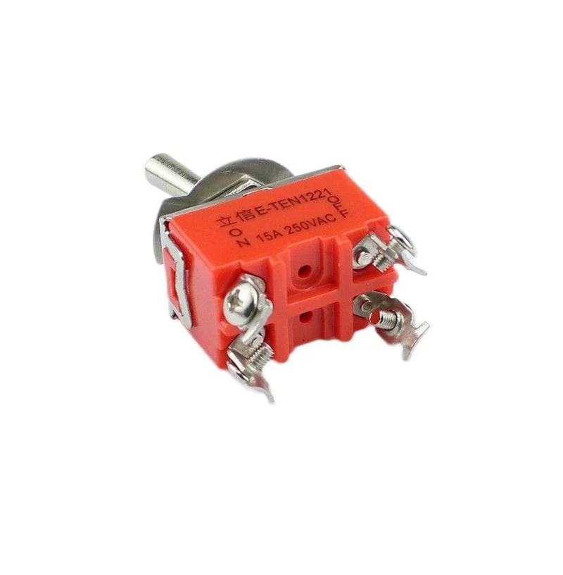 1 STÜCK E-TEN1221 15A 250 VAC 4PIN EIN-AUS Kippschalter Wippschalter Der Netzschalter Mikroschalter Orange