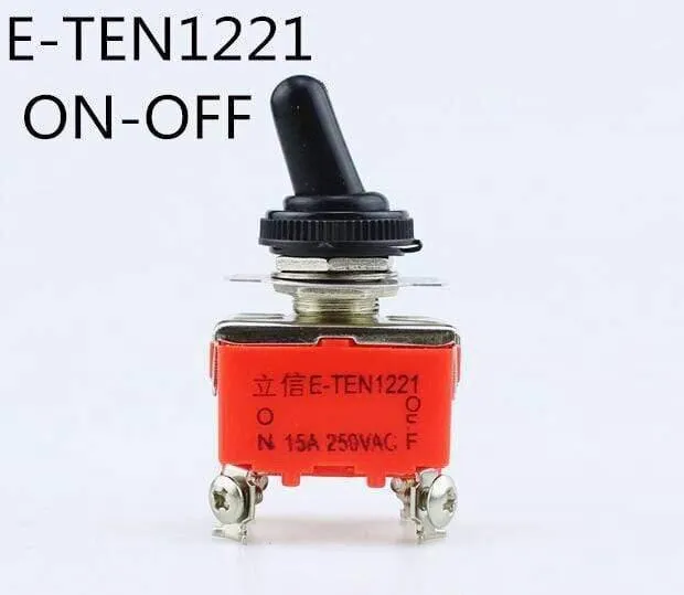 1 STÜCK E-TEN1221 15A 250 VAC 4PIN EIN-AUS Kippschalter Wippschalter Der Netzschalter Mikroschalter Orange