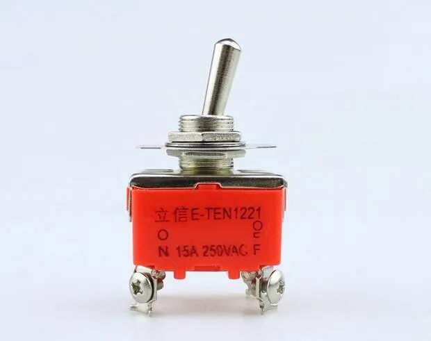 1 STÜCK E-TEN1221 15A 250 VAC 4PIN EIN-AUS Kippschalter Wippschalter Der Netzschalter Mikroschalter Orange