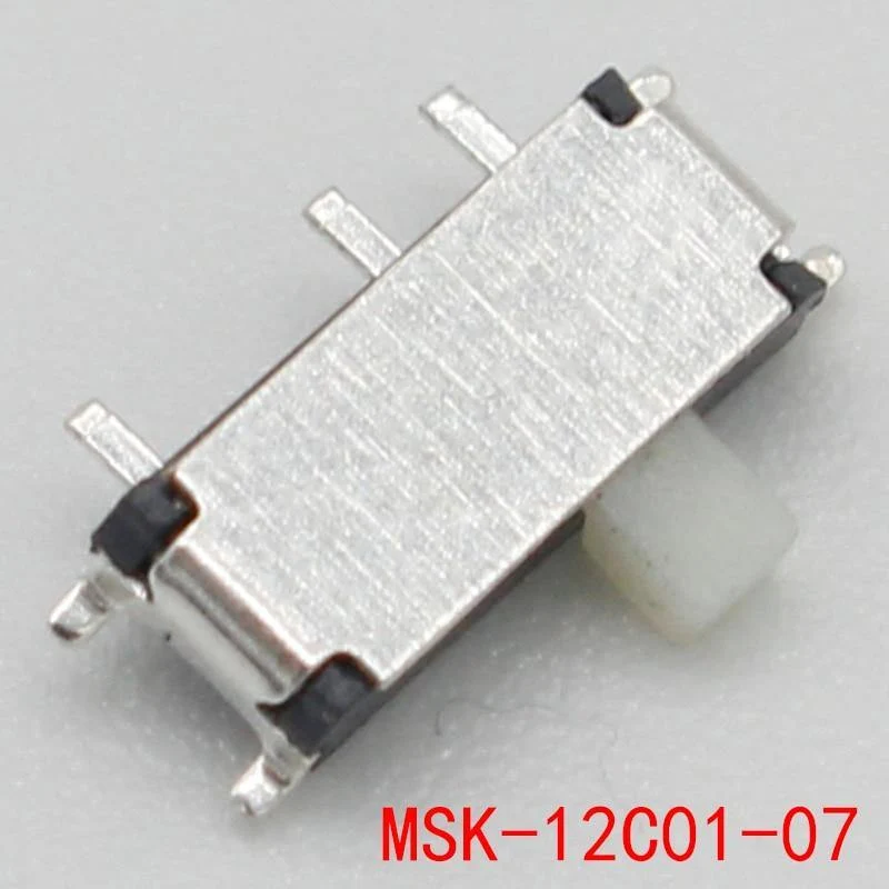 20PCS 7-poliger Mini-Schiebeschalter EIN-AUS 2Position Micro Slide-Kippschalter 1P2T H = 1.5 MM Miniatur-Horizontal-Schiebeschalter SMD