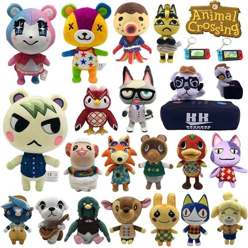 Animal Crossing Plüschtier New Horizons Spiel Animal Crossing Amiibo Marschall Plüschtier Puppengeschenke für Kinder NFC Plüschtier