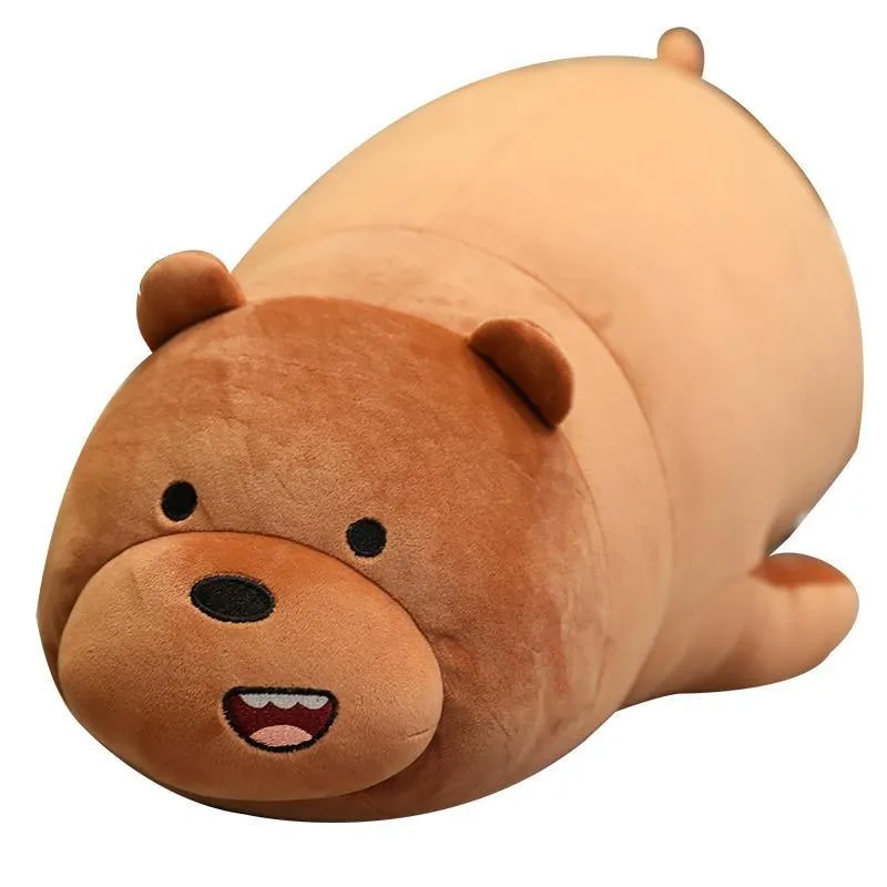 Stand Bare Bear Plüschtiere Kinder Kuscheltiere Zeichentrickfigur Plüschpuppe Kissen Weiche süße Plüschsachen Geburtstagsgeschenk Kinder