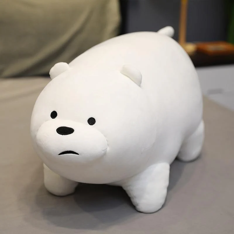 Stand Bare Bear Plüschtiere Kinder Kuscheltiere Zeichentrickfigur Plüschpuppe Kissen Weiche süße Plüschsachen Geburtstagsgeschenk Kinder