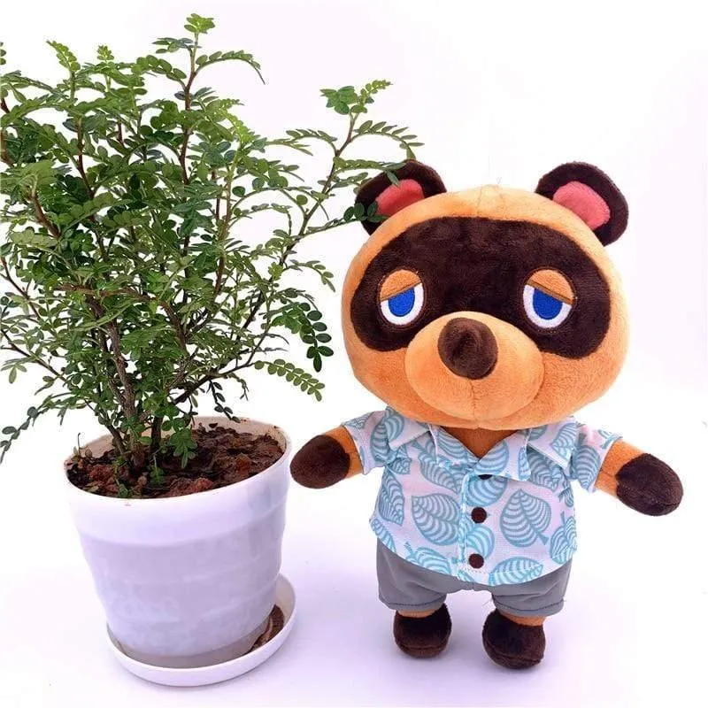 20cm 28cm Animal Crossing Plüschtier Cartoon Raymond Free Give Away 1 Stück Amiibo Karte Jingjiang Puppe KK Isabelle Plüschtier
