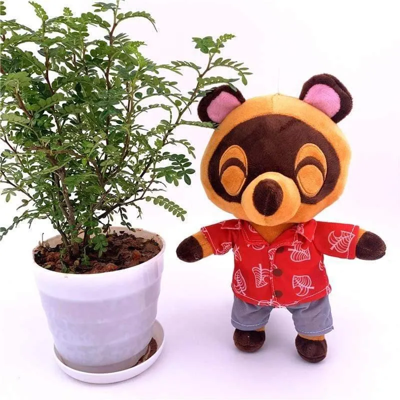 20cm 28cm Animal Crossing Plüschtier Cartoon Raymond Free Give Away 1 Stück Amiibo Karte Jingjiang Puppe KK Isabelle Plüschtier