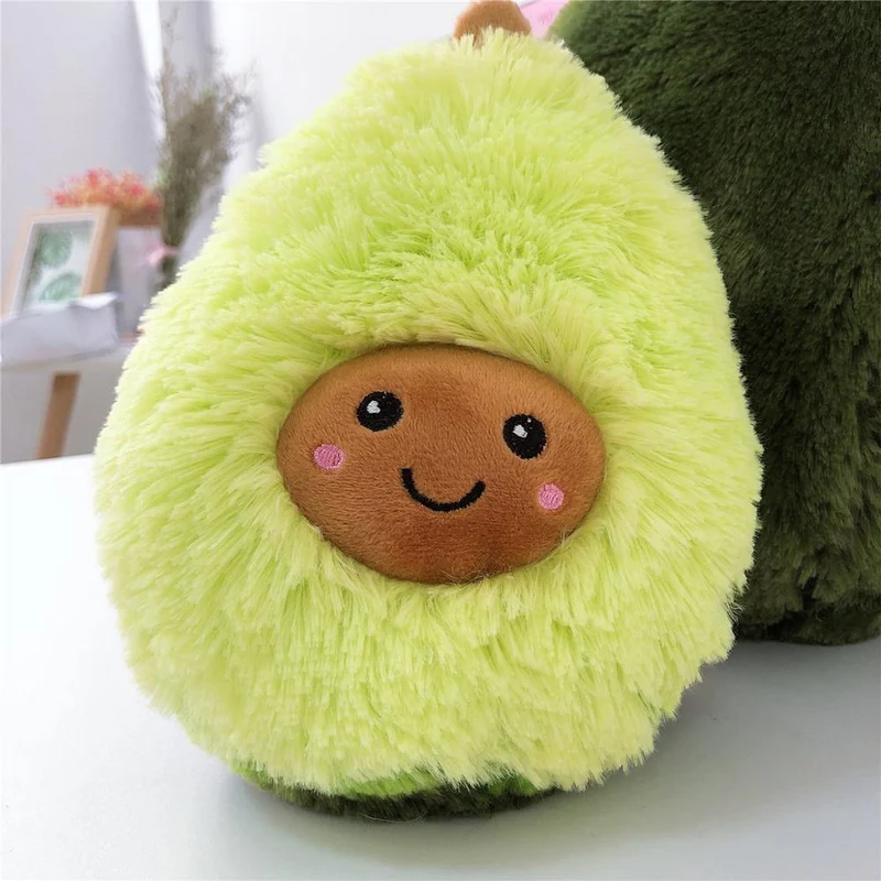 60cm Ins Heiße Avocado-Puppe Nettes Obst-Plüschtier Großes superweiches Kissen Kissen Hochwertiges Geschenk für Kinder Süße gefüllte Puppe