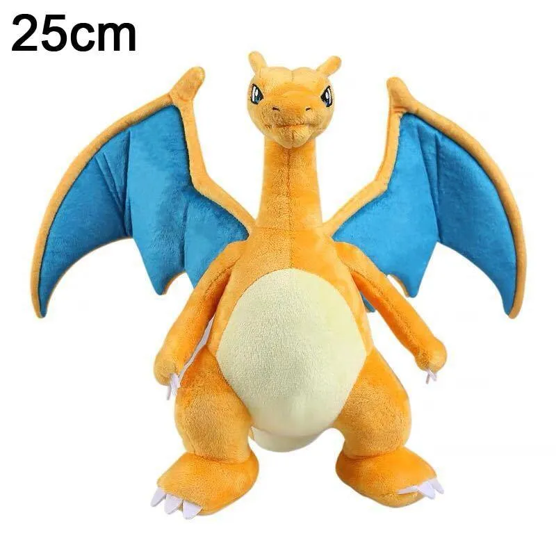 Pikachu Charmander Squirtle Bulbasaur Eevee Plüschpuppe Snorlax Jigglypuff Gengar Lapras Gefüllte Spielzeuggeschenke für Kinder Kinder