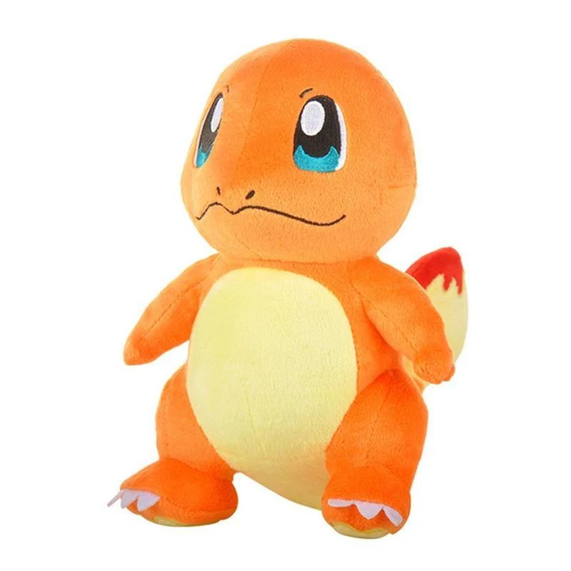 Pikachu Charmander Squirtle Bulbasaur Eevee Plüschpuppe Snorlax Jigglypuff Gengar Lapras Gefüllte Spielzeuggeschenke für Kinder Kinder