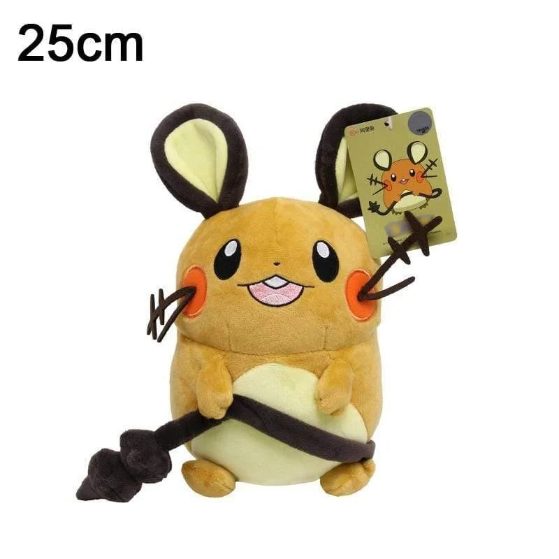 Pikachu Charmander Squirtle Bulbasaur Eevee Plüschpuppe Snorlax Jigglypuff Gengar Lapras Gefüllte Spielzeuggeschenke für Kinder Kinder