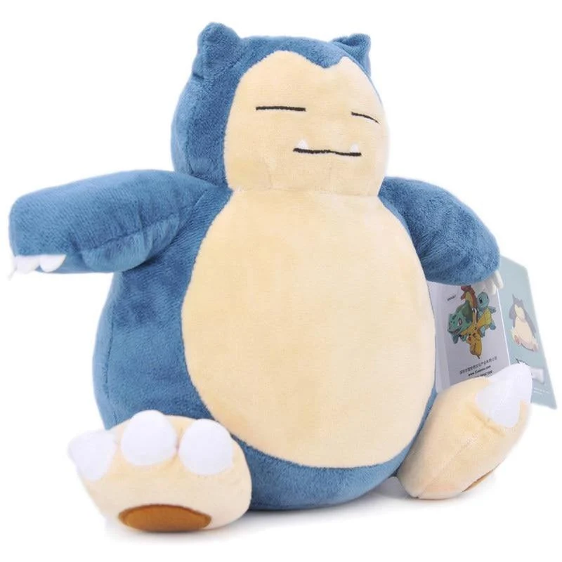 Pikachu Charmander Squirtle Bulbasaur Eevee Plüschpuppe Snorlax Jigglypuff Gengar Lapras Gefüllte Spielzeuggeschenke für Kinder Kinder
