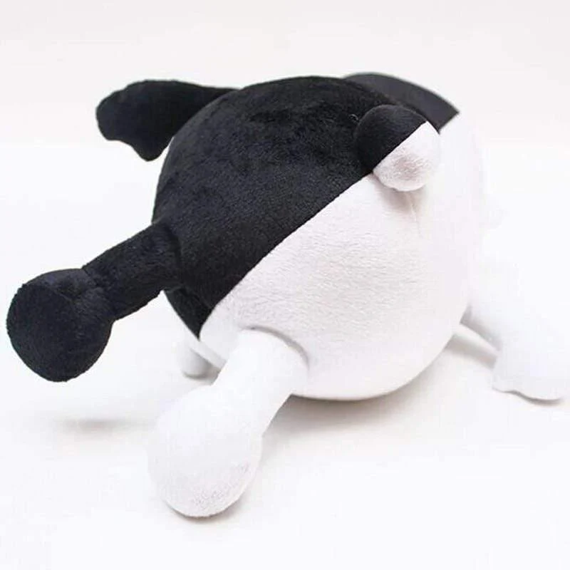 Dangan Ronpa Super Danganronpa 2 Monokuma Schwarz-Weiß-Bär Plüschtier Weiche Kuscheltierpuppen Geburtstagsgeschenk für Kinder
