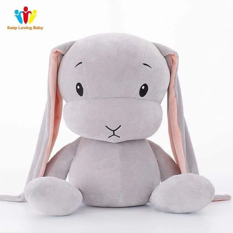 Dropshipping Cute Bunny Plüsch Spielzeug Glück Junge Baby Kinder Spielzeug Tier Spielzeug Gefüllte Weiche Kaninchen Puppe Geburtstag Geschenke Für Kind 50CM 30CM