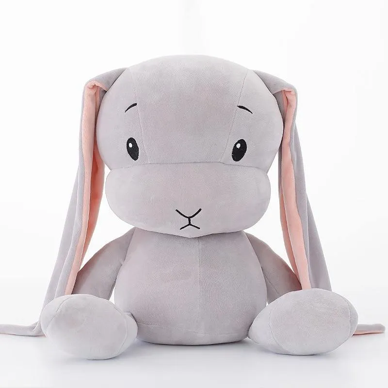 Dropshipping Cute Bunny Plüsch Spielzeug Glück Junge Baby Kinder Spielzeug Tier Spielzeug Gefüllte Weiche Kaninchen Puppe Geburtstag Geschenke Für Kind 50CM 30CM