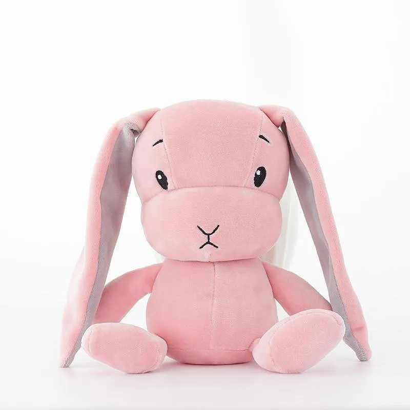 Dropshipping Cute Bunny Plüsch Spielzeug Glück Junge Baby Kinder Spielzeug Tier Spielzeug Gefüllte Weiche Kaninchen Puppe Geburtstag Geschenke Für Kind 50CM 30CM