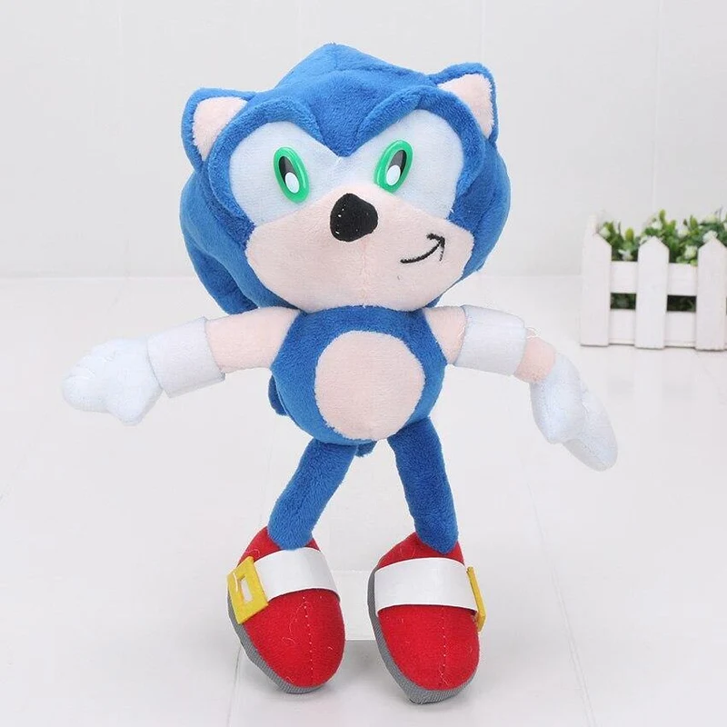 9'' 23cm 5 Farben Super Sonic Plüsch Spielzeug Knuckles Tails Weiche Puppen Für Kinder Geschenk