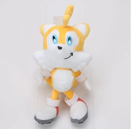9'' 23cm 5 Farben Super Sonic Plüsch Spielzeug Knuckles Tails Weiche Puppen Für Kinder Geschenk